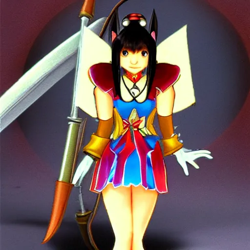 Image similar to princess garnet iconic character in a final fantasy ix