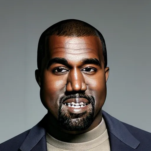 Image similar to Kanye West smiling and giving a thumbs up for a 1990s sitcom tv show, Studio Photograph, portrait C 12.0