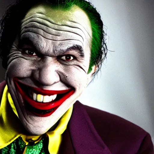 Image similar to gilbert gottfried as the joker