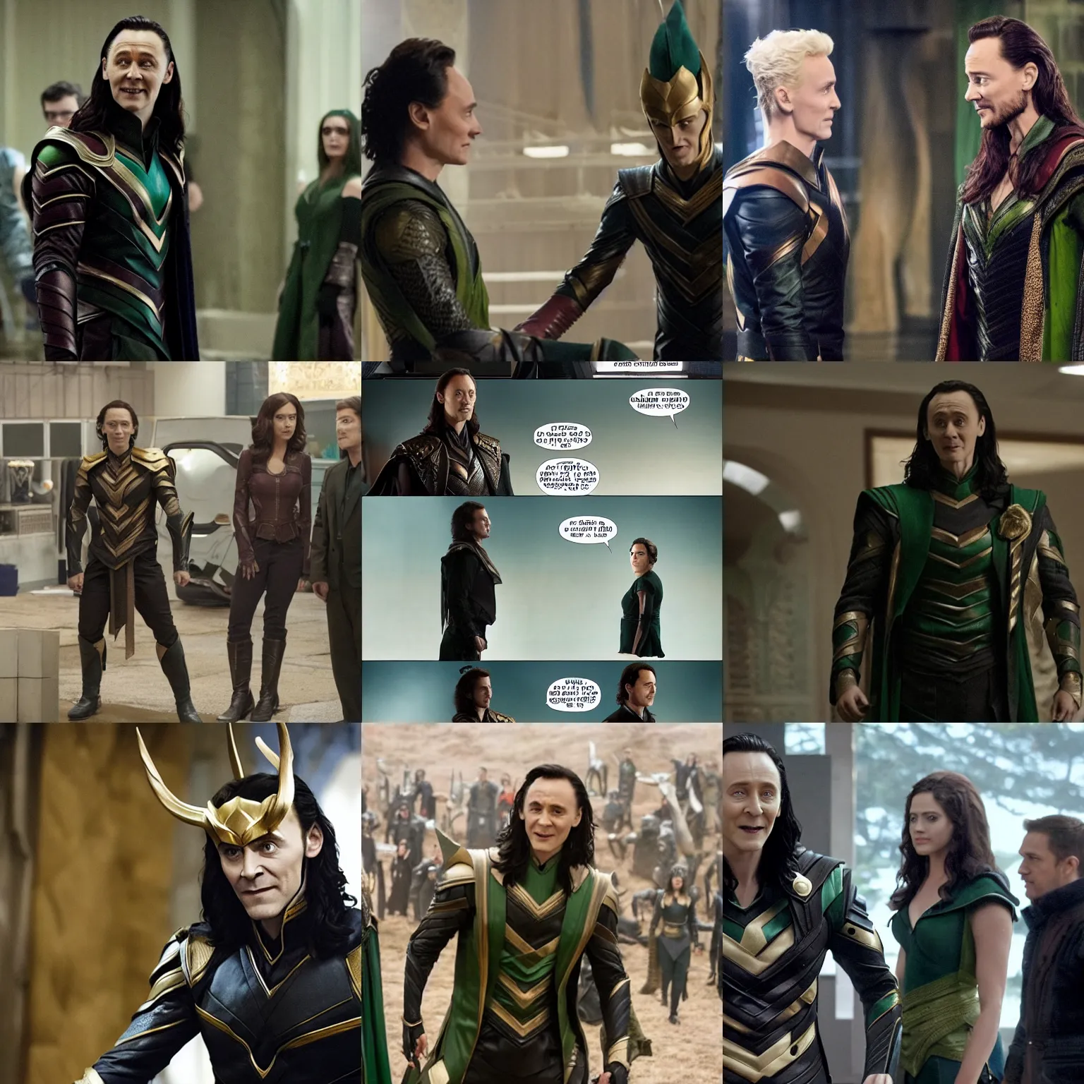 Prompt: a scene from loki ( tv show )