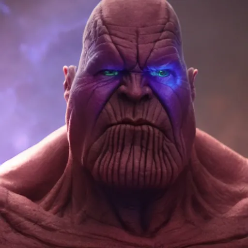 Prompt: Cary Coleman as Thanos. Cinamatic,4k