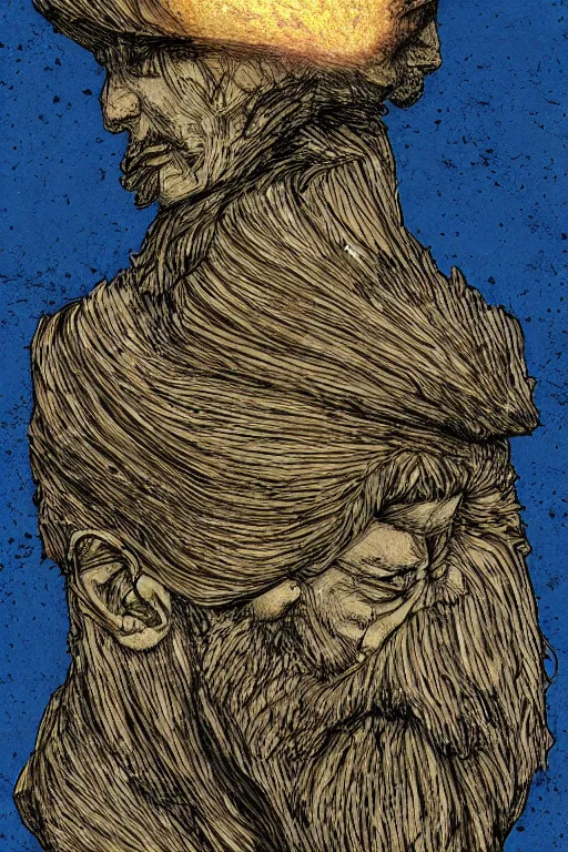 Prompt: portrait of toasterhead wizard , in the style of Greg Broadmore and Arthur Rackham,trending on artstation, light lighting side view,digital art,surrealism ,macro,blueprint ,vaporwave ,