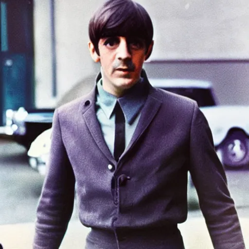 Prompt: a beatle, 1 9 6 5, colour photo