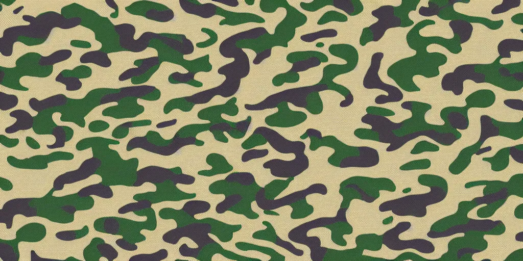 Prompt: simple yet detailed dragon camo pattern
