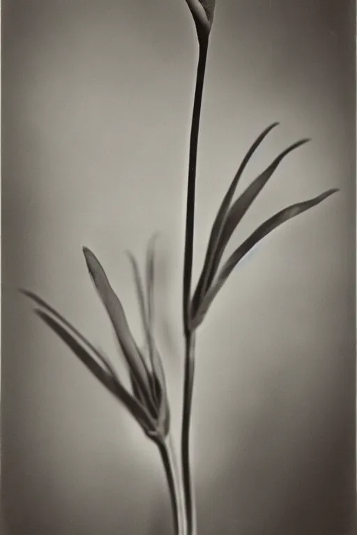 Prompt: botanical poster, shot with hasselblad, 5 0 mm lens, photography, very soft diffuse lights, by dorothea lange and horst p horst, fine film grain, dark smoky background