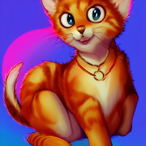 Prompt: artwork of a beautiful and cute female furry cat, lens flare, trending on e 6 2 1, artstation, furaffinity, deviantart, pixiv, ultra detailed, 8 k hdr, low contrast, cell shading, flat colors, by jay naylor, wolfy na