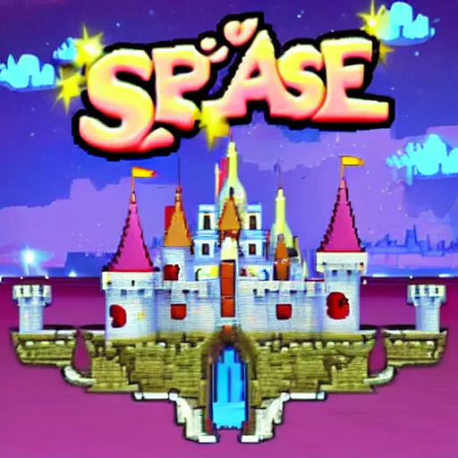 Image similar to peach's castle fever dream