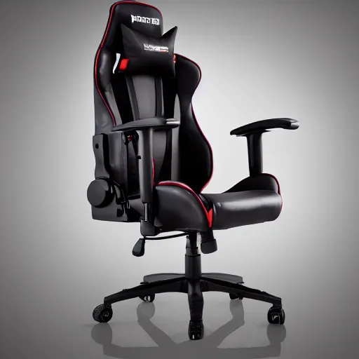 Image similar to a promotion photo for the world most uncomfortable gaming chair.