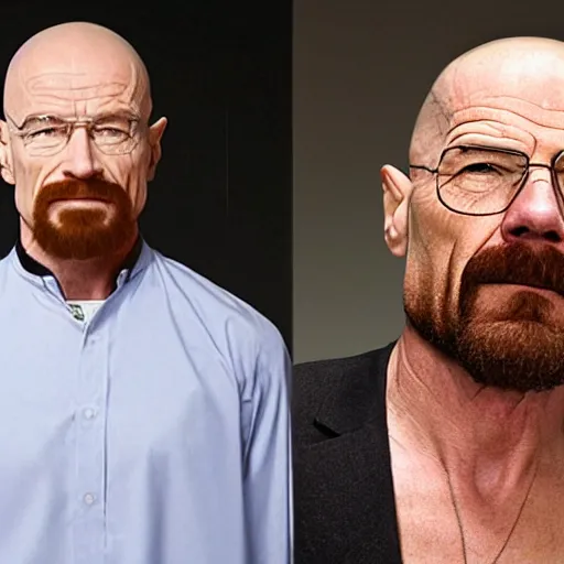 Image similar to walter white as gigachad