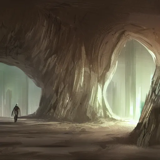 Prompt: The liminal space in between dimensions, cinematic concept art