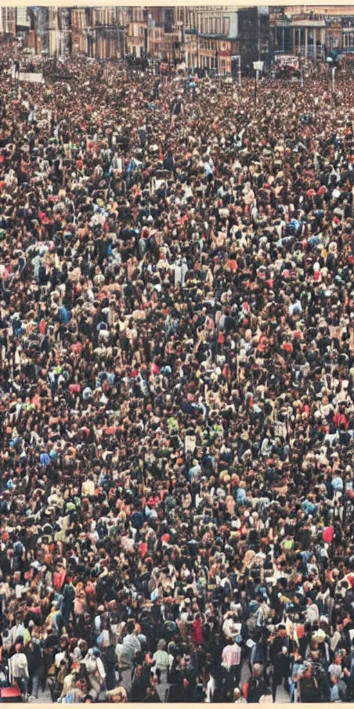 Image similar to poster, the global population reached 1 0 billion.