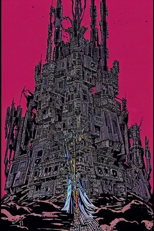 Image similar to castle by Philippe Druillet