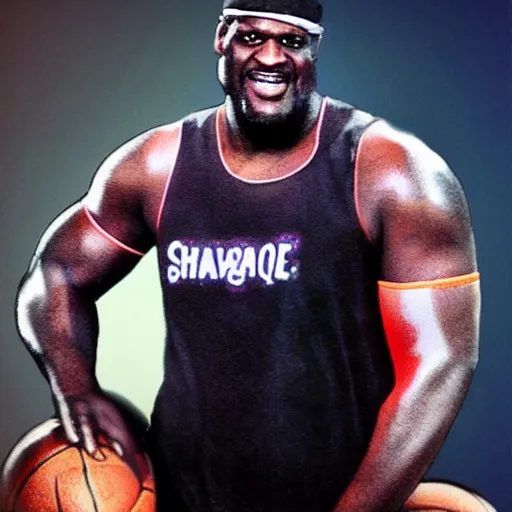 Prompt: Shaquille O'Neal as Solid Snake