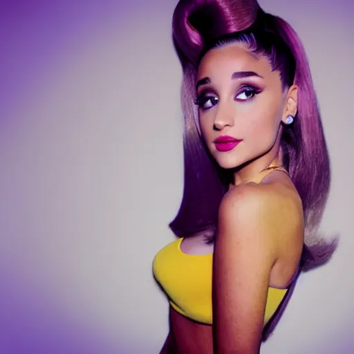 Prompt: retrofuturistic ariana grande, photography award winning