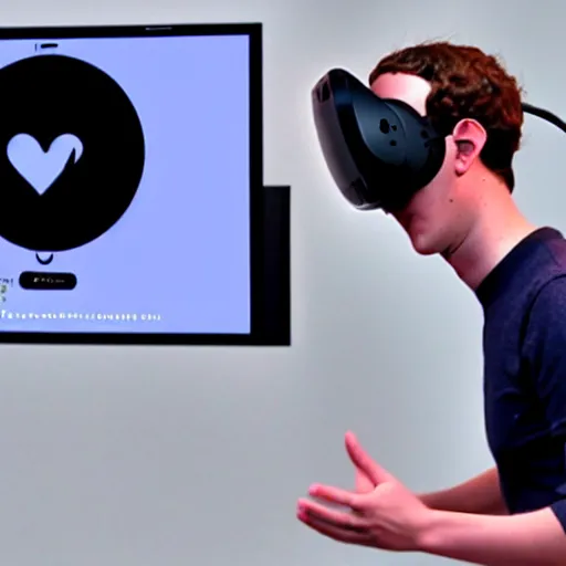 Prompt: anime Mark Zuckerberg dancing with vr headset on