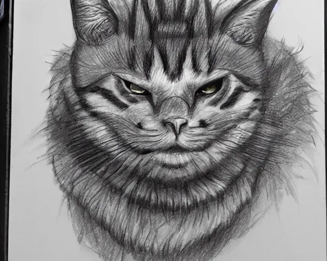 Image similar to 'how to draw king cat', trending on artstation, indie games, digital art, line art