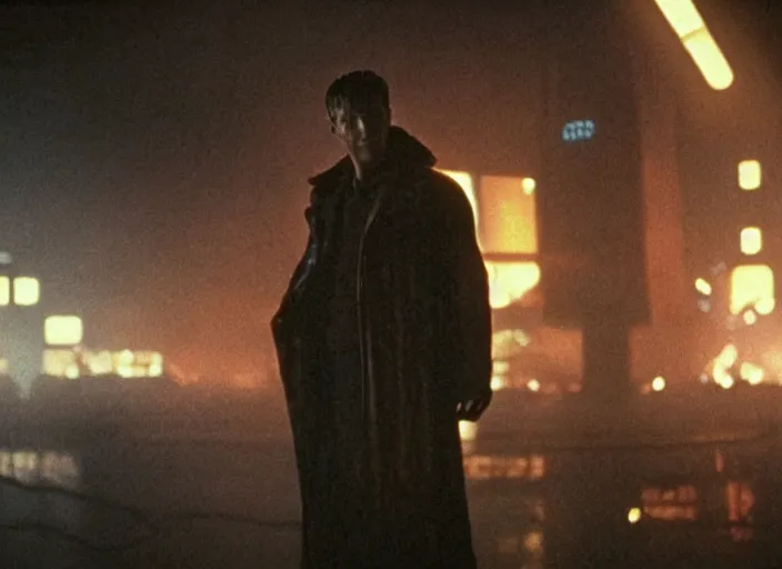 Prompt: scene from the 2012 science fiction film Blade Runner