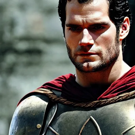 Prompt: Henry Cavill as Gladiator