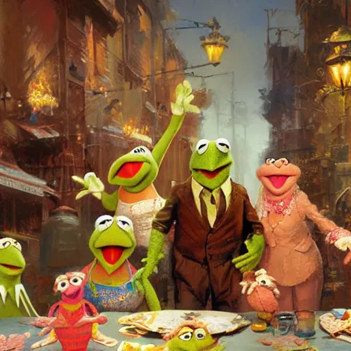 Image similar to the muppets, craig mullins