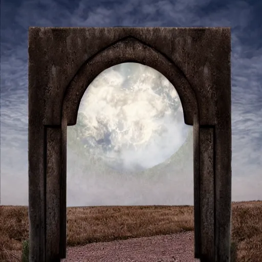 Image similar to a gateway between dreams