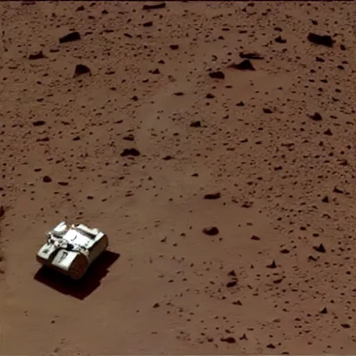 Prompt: Mark Zuckerberg in mars footage