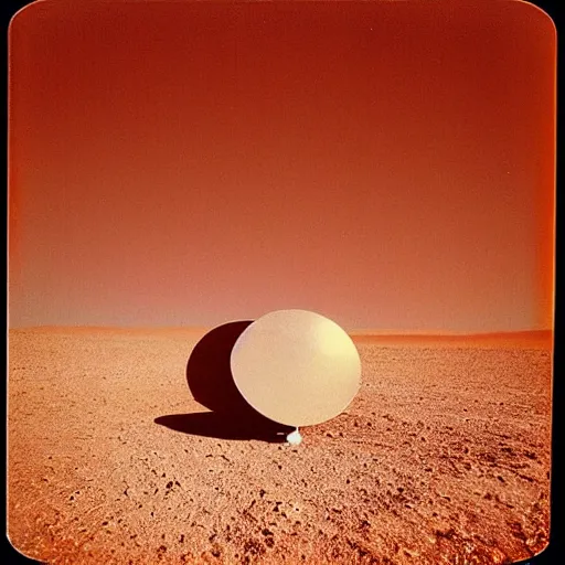 Image similar to a big metal disk over a the desert at night, distant!!, historical photo, old polaroid, expired film,