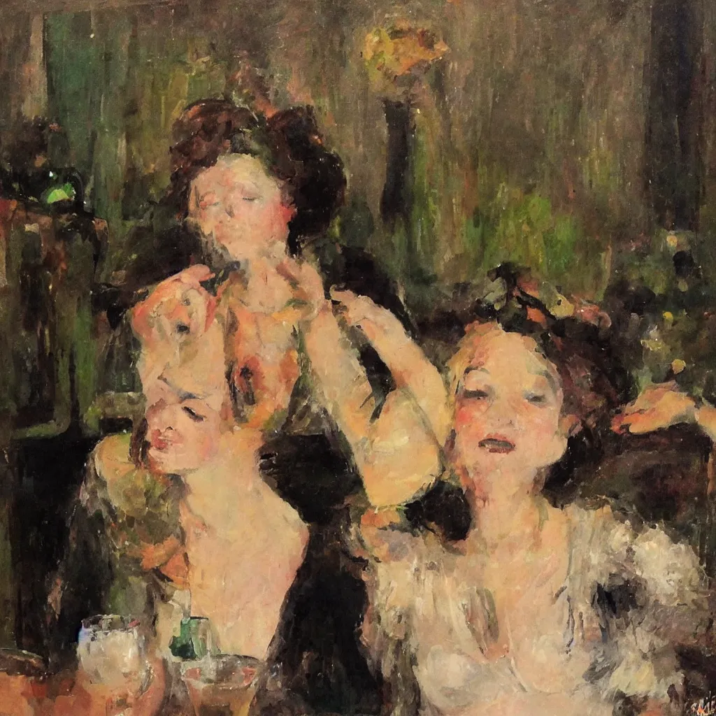 Image similar to Drunken lady by Marietta Robusti