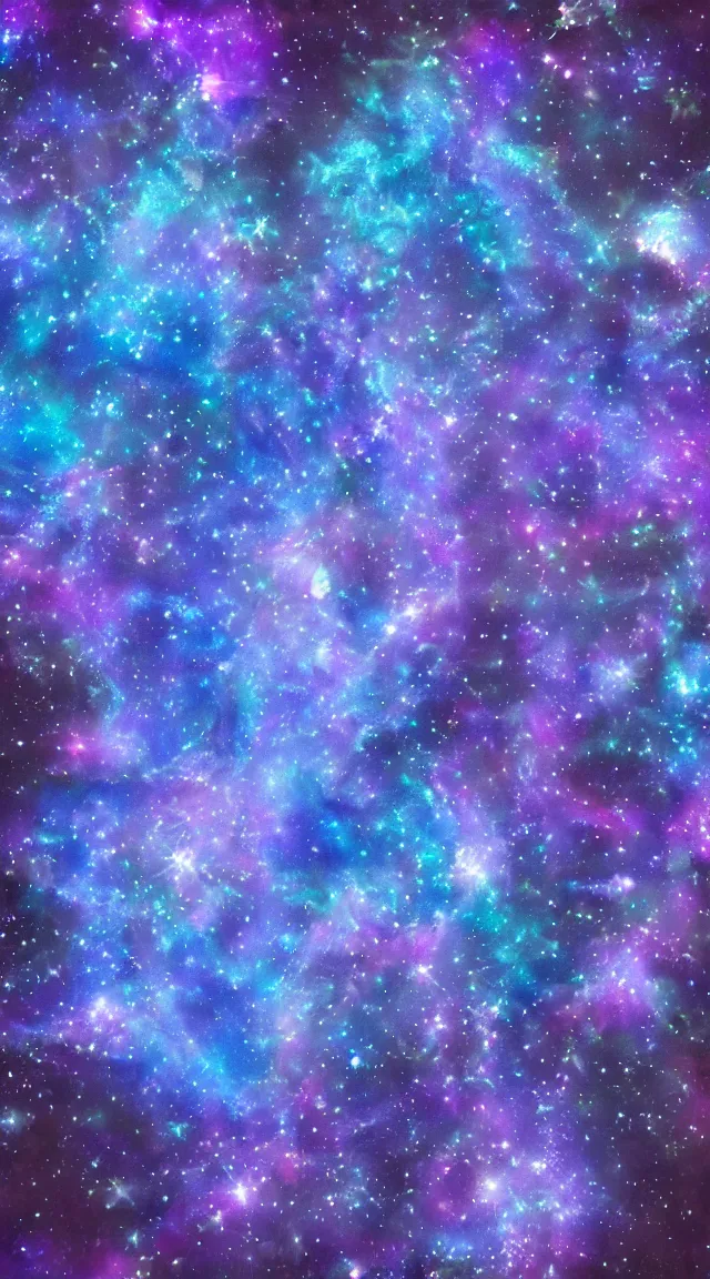 Image similar to garden of stars, purple flowers, blue flowers, lights, nebula, astral, hyper detailed, hyper realistic