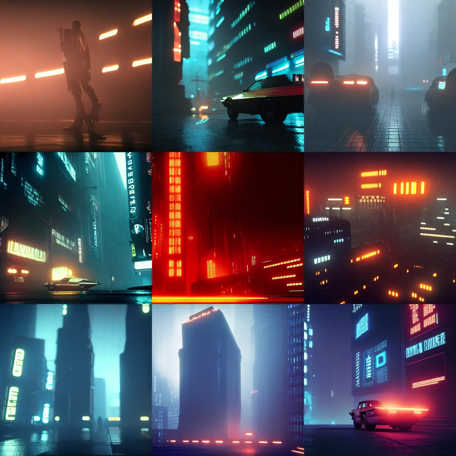 Prompt: Blade Runner, 1955, HD, 4K, octane render