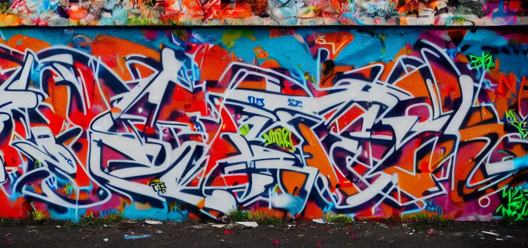 Prompt: a graffiti of, depth of field, XF IQ4, 50mm, F1.4, ISO 200, 1/160s, natural light