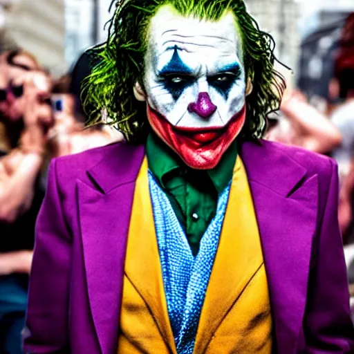 Prompt: the joker at pride