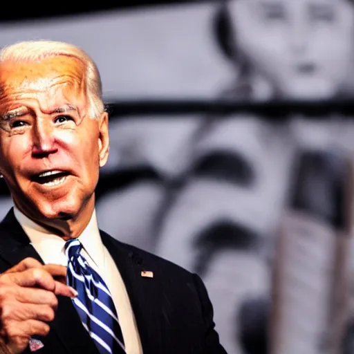 Prompt: joe biden smoking a blunt in a strip club