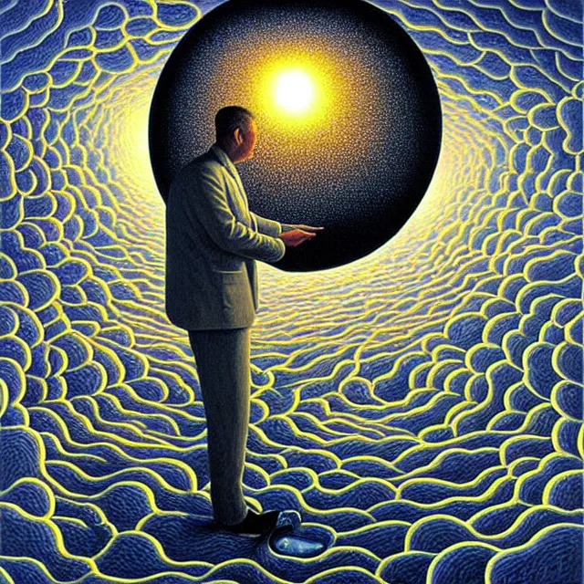 Image similar to an oil on canvas portrait of yog - sothoth, surrealism, surrealist, cosmic horror, rob gonsalves, high detail