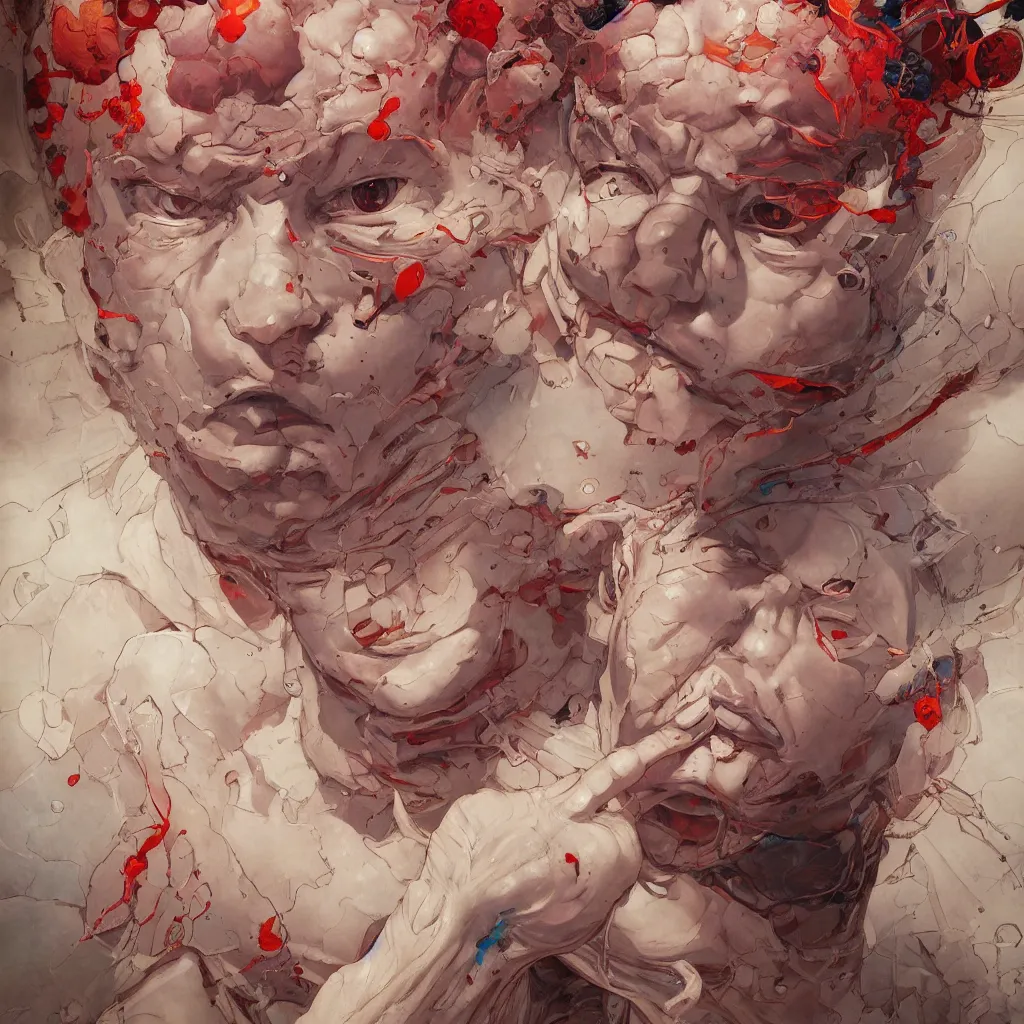 Image similar to citizen portrait soft light painted by james jean and katsuhiro otomo and erik jones, inspired by akira anime, smooth face feature, intricate oil painting, high detail illustration, sharp high detail, manga and anime 1 9 9 9