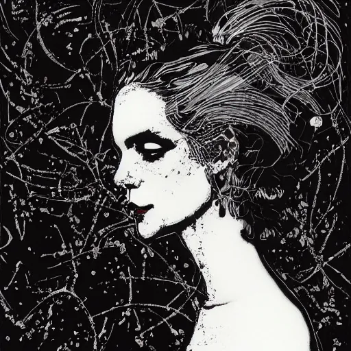 Image similar to mandelbulb portrait of a beautiful woman by liepke and apollonia saintclair