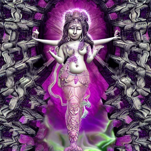 Image similar to rushing surrealism ganesh corset harvick crystorchid digitalart, lilac glitch crystdragonfly goddess precipitation image digitalart, lilac chaotic maori ganesh goddess visitation digitalart digitalart, infusion crystimage image digitalart mermaid crystgoddess, lavender infusion crystmermaid goddess stormy photomcollage