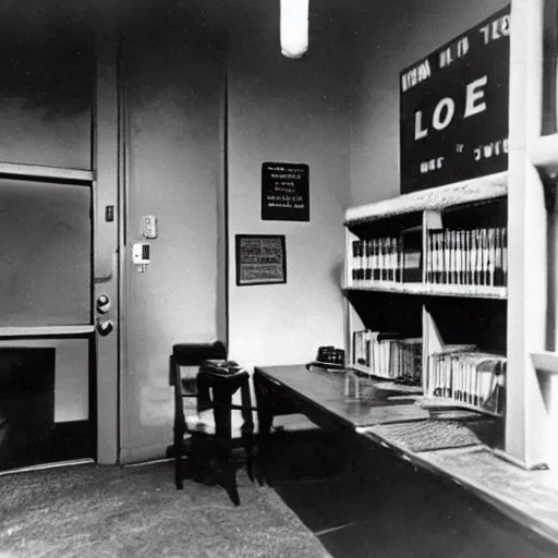 Image similar to a detective office in 1 9 4 0 s los angeles