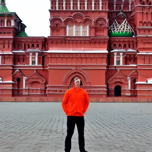 Image similar to photo giant mango standing on red square