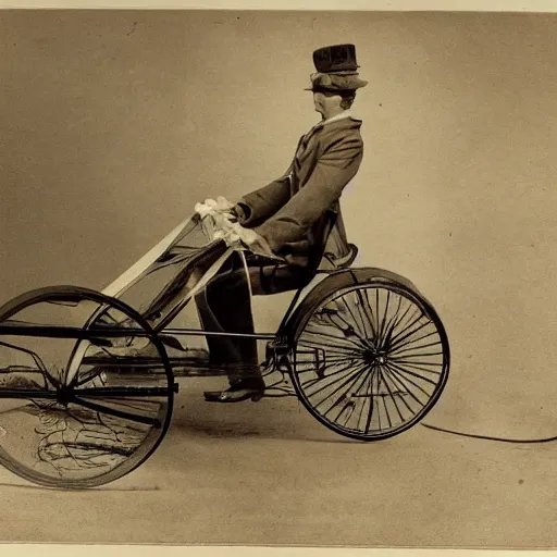 Image similar to An electrical velocipede