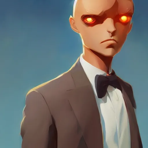 Image similar to mind ant with a suit, behance hd artstation by jesper ejsing by rhads, makoto shinkai and lois van baarle, ilya kuvshinov, ossdraws