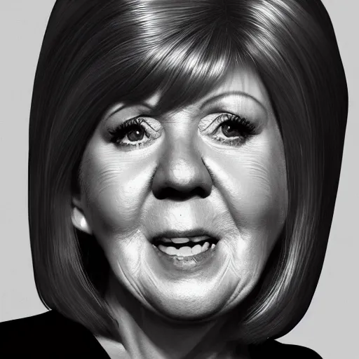 Prompt: cilla black with the physique of a body builder, hyper realistic, ultra detailed, cinematic, dynamic lighting, photorealistic, refined, intricate, digital art, digital painting, masterpiece, 8k