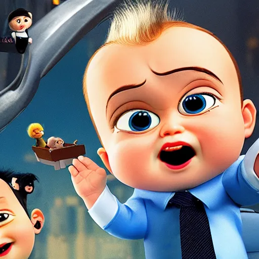 Prompt: Boss Baby Origins. Highly realistic. High resolution. Highly detailed. Dramatic. 8k.4k.