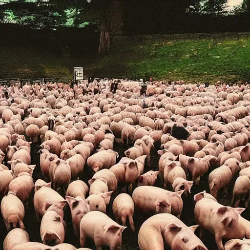 Image similar to “how to count a moving crowd of pigs”