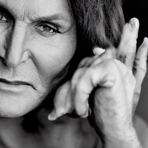 Prompt: bruce jenner, feminine, beautiful, photography, 4 5 mm lens,