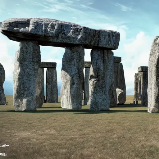 Image similar to if stonehenge was in star wars, concept art.