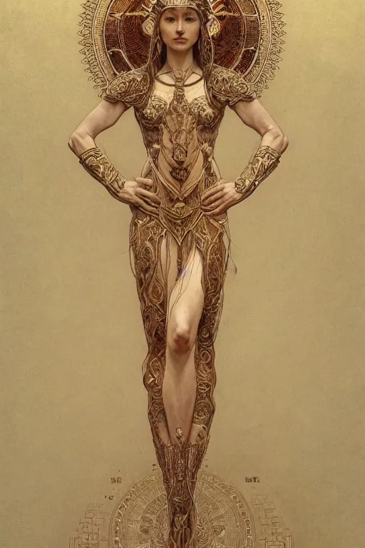 Image similar to a full body portrait of a beautiful ethereal delicate sumerian mage queen meditative sacral pose catholic stages of the cross, intricate, elegant, highly detailed, digital painting, artstation, concept art, smooth, sharp focus, illustration, art by krenz cushart and artem demura and alphonse mucha