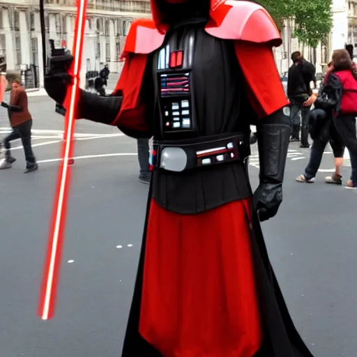 Prompt: darth revan from knights of the old republic in london