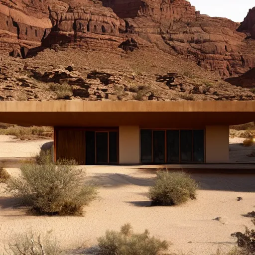 Image similar to biophilia architecture in the desert