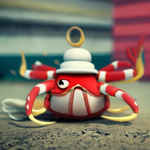 Prompt: mr krabs in real life, photograph, 4 k