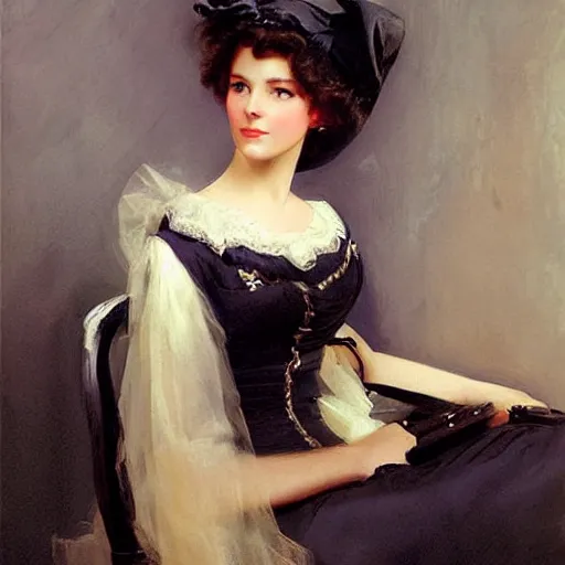 Prompt: digital art by cassius marcellus coolidge, vittorio matteo corcos